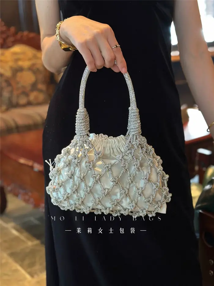 Sac carré en Satin de luxe de styliste