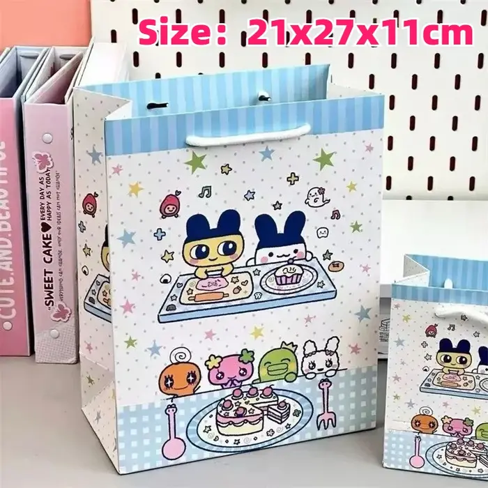 Sac cadeau Tamagotchi, sac fourre-tout en carton rigide épaissi
