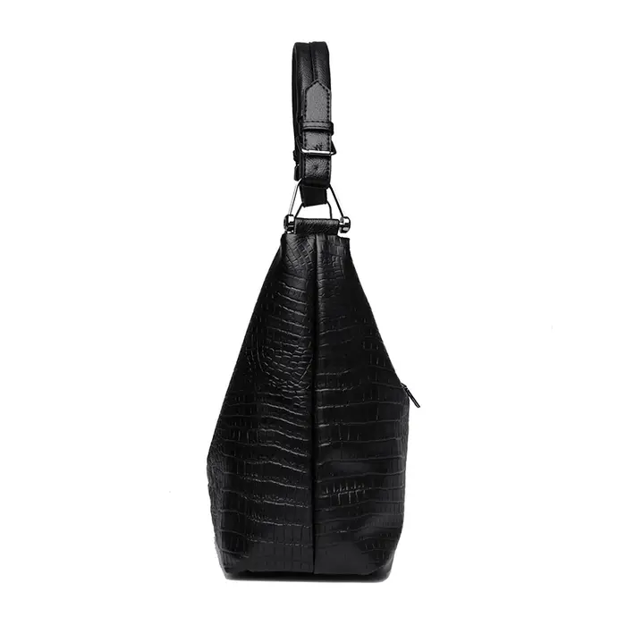 Sac pour femme simple à motif crocodile de grande capacité