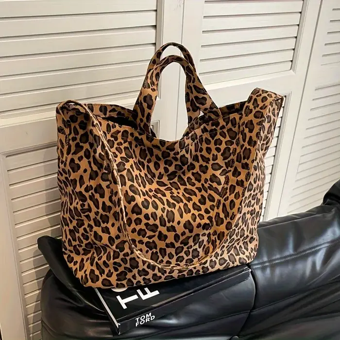 Sac Vintage imprimé léopard pour femmes