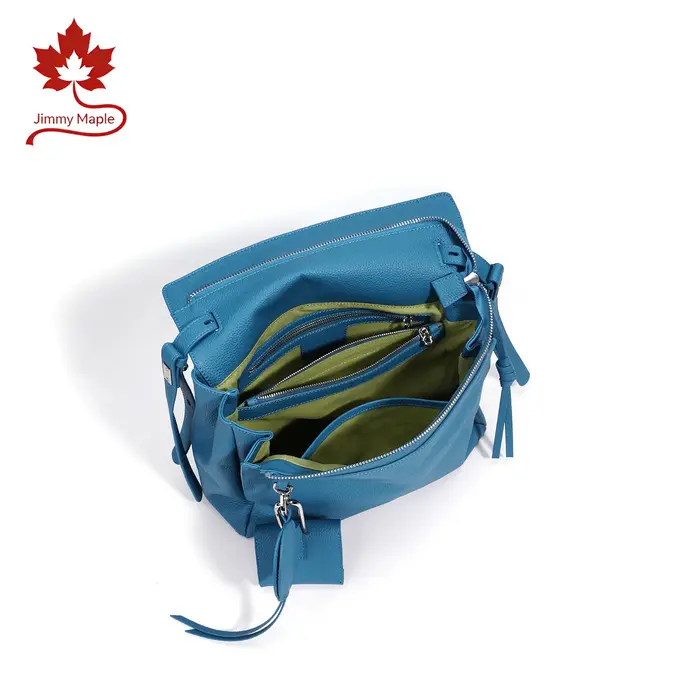 Sac fourre-tout haut de gamme 2026 bleu beige pour femme avec porte-monnaie