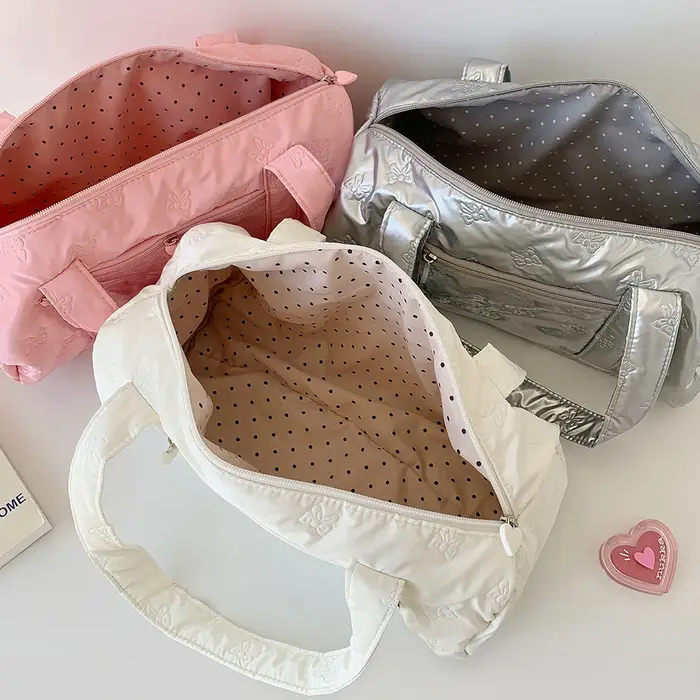 Sac à bandoulière étudiant Kawaii avec nœud