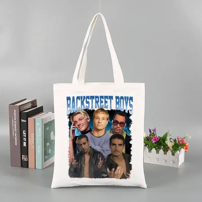 Sac fourre-tout en toile imprimée Ulzzang