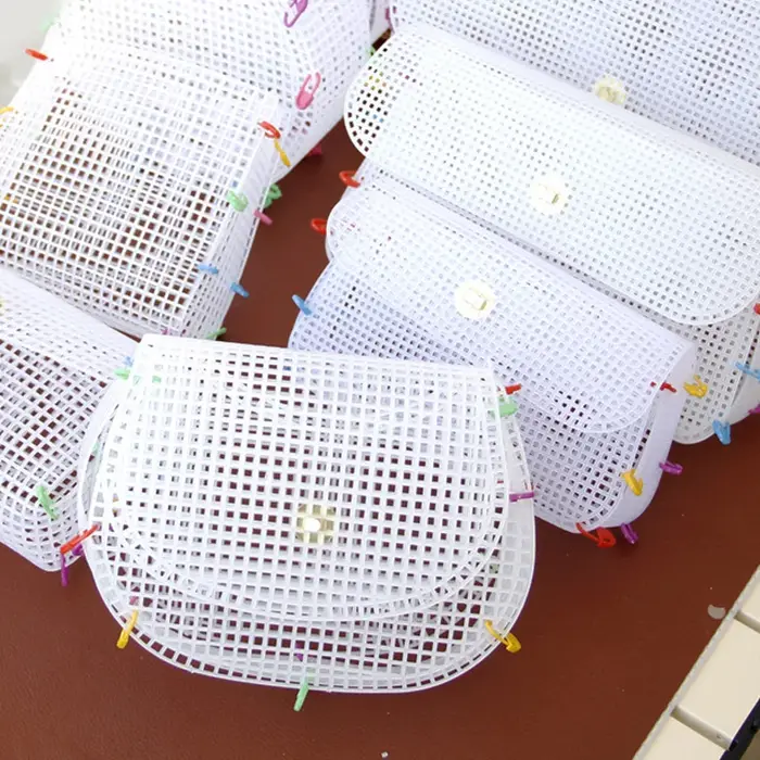 Kit de sac à main Transparent en toile plastique maille