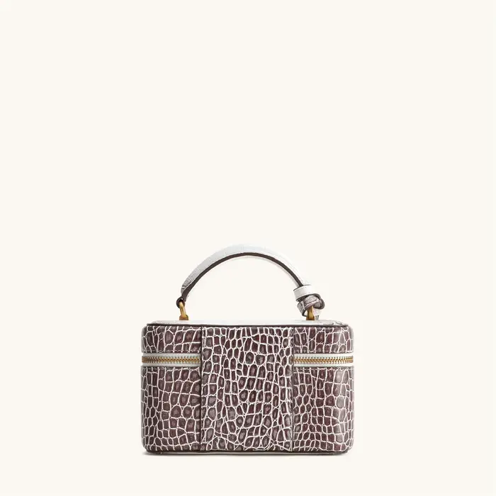 Sac à bandoulière pour femme JW PEI, sac à main croisé, petit sac carré gaufré effet croco, sac mess