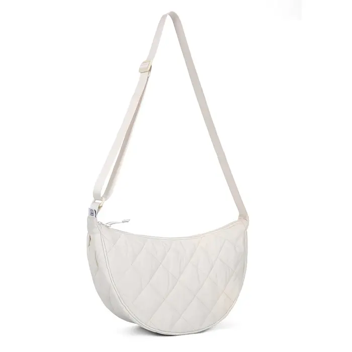 Sac à bandoulière matelassé à grille de diamant