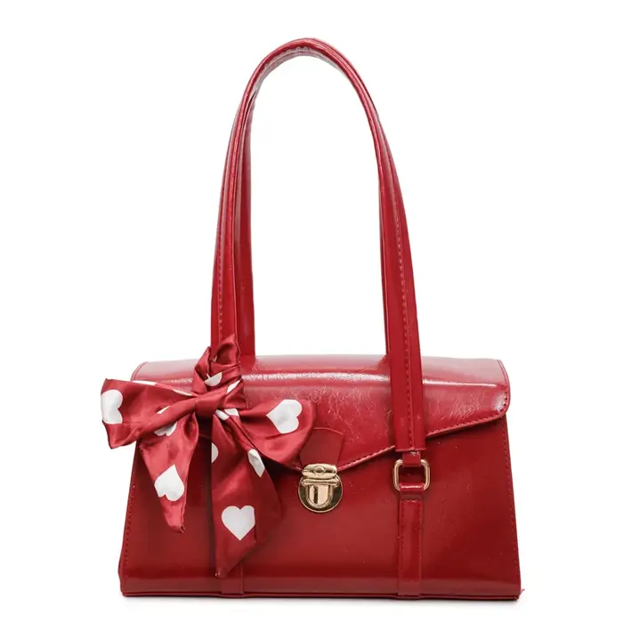 Sac à main élégant en cuir pour femme, sac à langer de luxe de couleur unie, sac bandoulière décontr