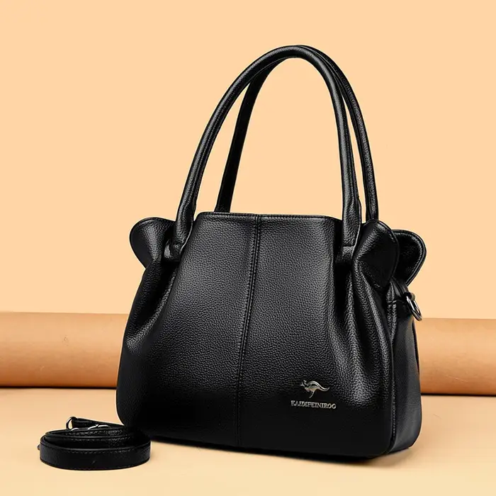 Sac à main en cuir souple pour femme, sacs à main de grande capacité, sacs à main décontractés, sac fourre-tout pour femme, designer de luxe