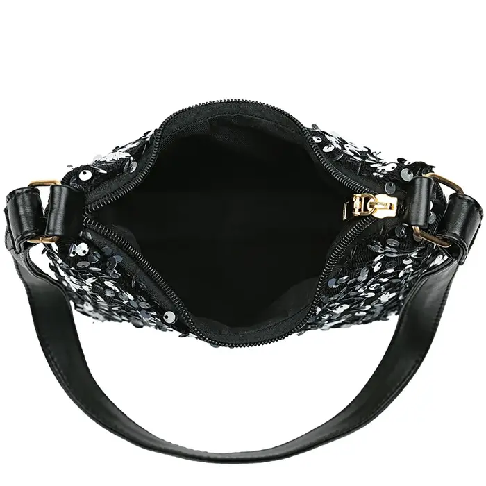 Sac Hobo décoré de paillettes pour femmes