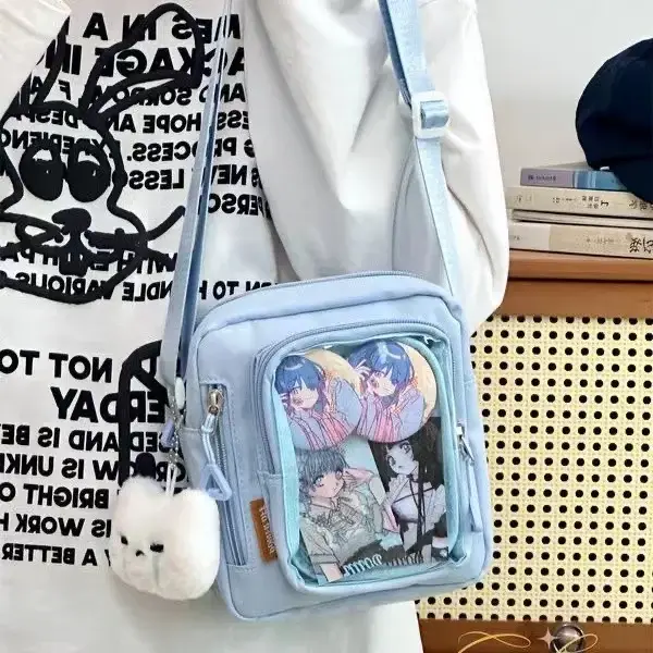 Mini Itabag-Sacs à bandoulière décontractés coréens pour femmes, poche transparente, petit sac initié, sacs à main et téléphone, sac Ita Y2K bricolage