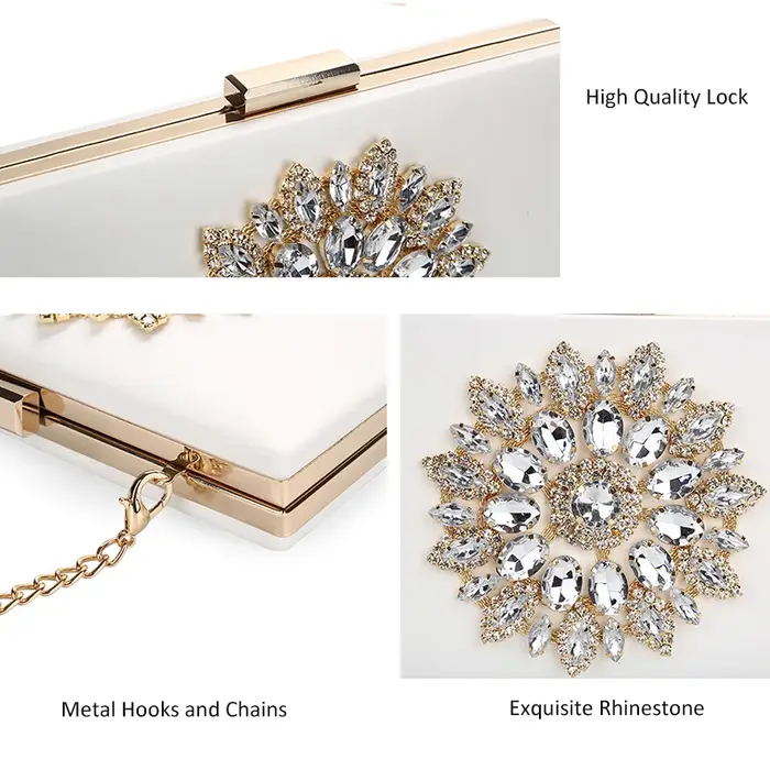Pochette blanche pour femmes