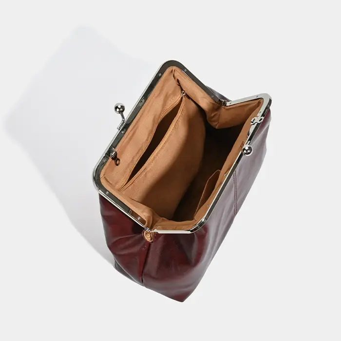 Sac à bandoulière rétro en cuir PU pour femmes