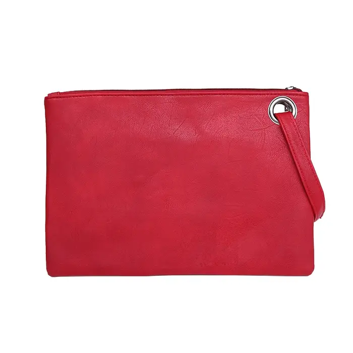 Vintage jour pochette pour femmes couleur unie Pu cuir sacs à main femme téléphone sac