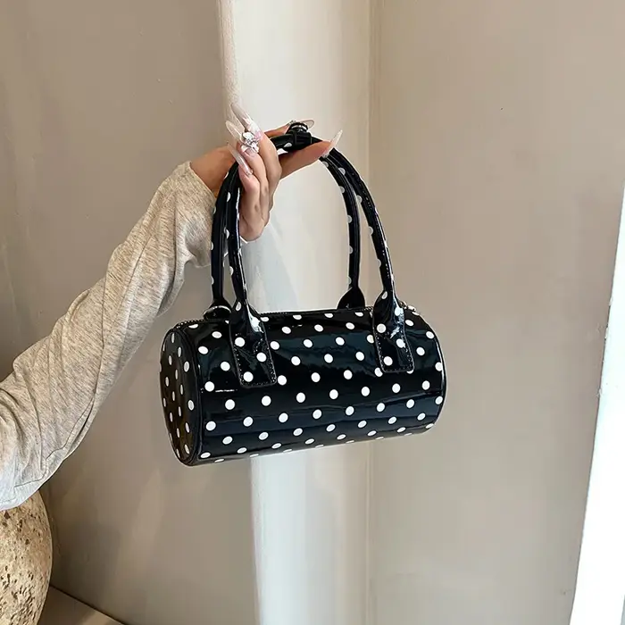 Sac à bandoulière en forme de baril pour femmes