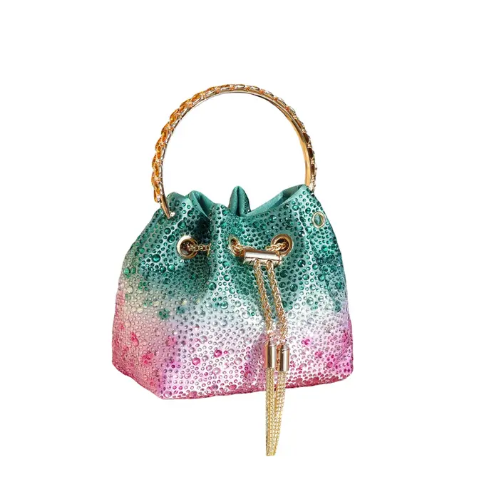 Poignée strass pochette de soirée sacs à main et sac