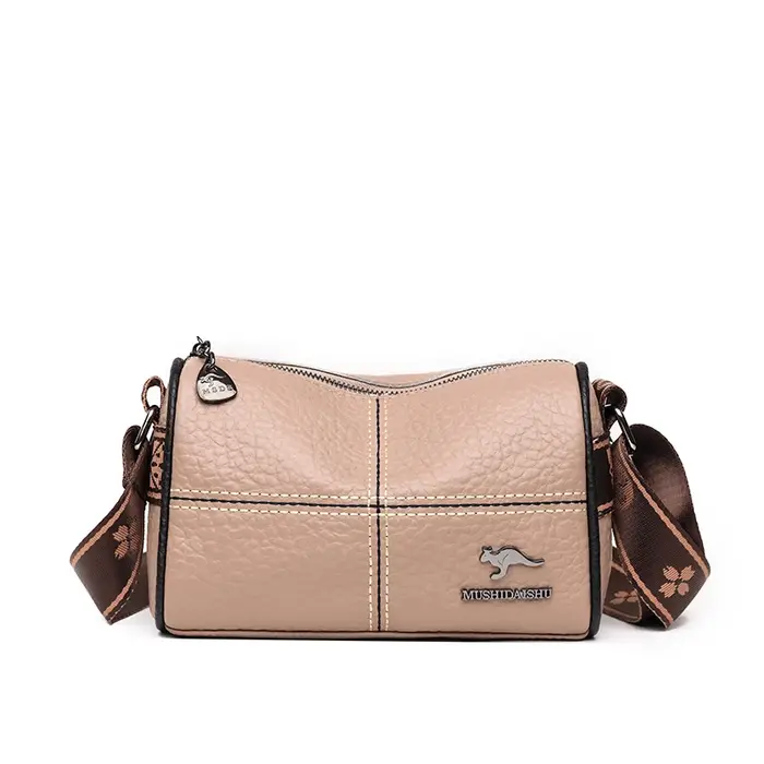 Sac à bandoulière en cuir véritable pour femme