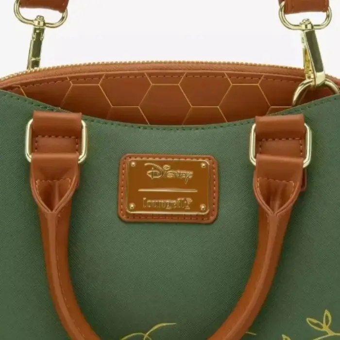 Sac bandoulière pour femme imprimé intégral Pooh & Friends, sac à double sangle, sac à main en cuir motif dessin animé pour femme