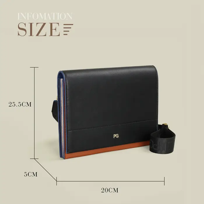 Sac à bandoulière grande capacité PG, sac à main de créateur tendance, sac bandoulière décontracté r