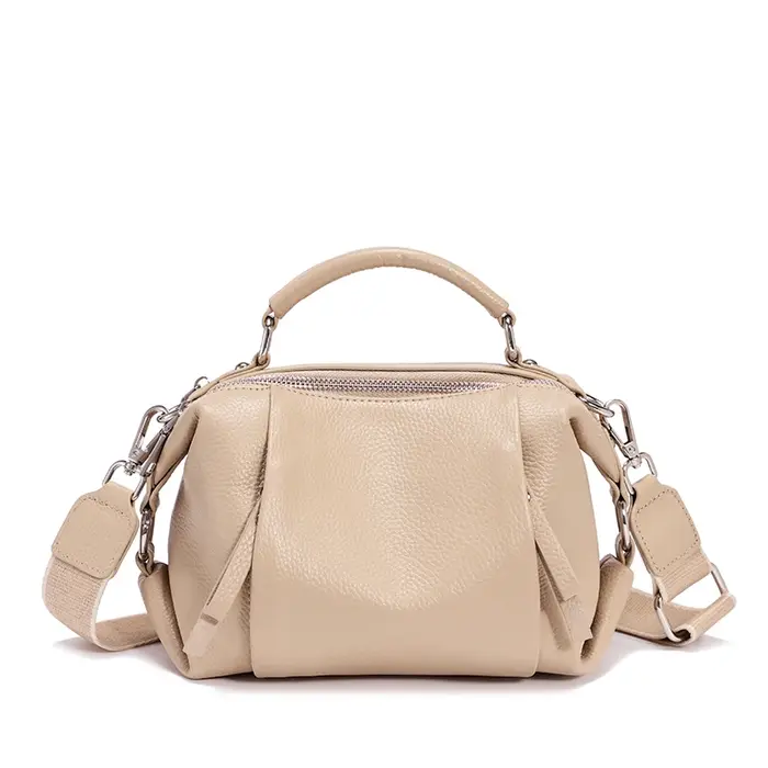 Sac à main en cuir de vachette véritable pour femme