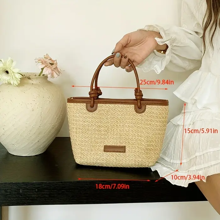 Sac tissé de style plage de vacances