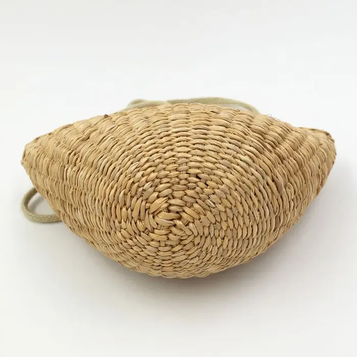Mini sac tissé en rotin pour femmes