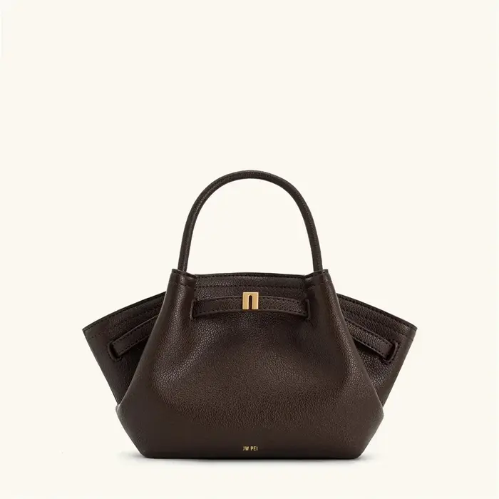 Nouveau sac à bandoulière en toile marron pour femme JW PEI