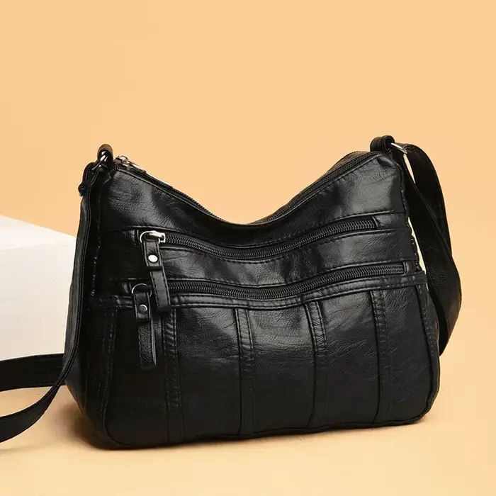 Sacs à bandoulière en cuir souple pour femmes