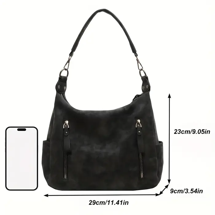 Sac à main Vintage en simili cuir synthétique avec plusieurs poches