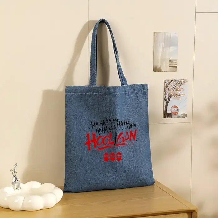 Sac fourre-tout en jean grande capacité pour femme