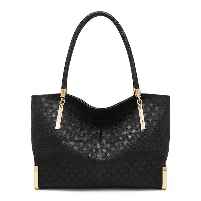 FOXER Sac à main en cuir véritable pour femme