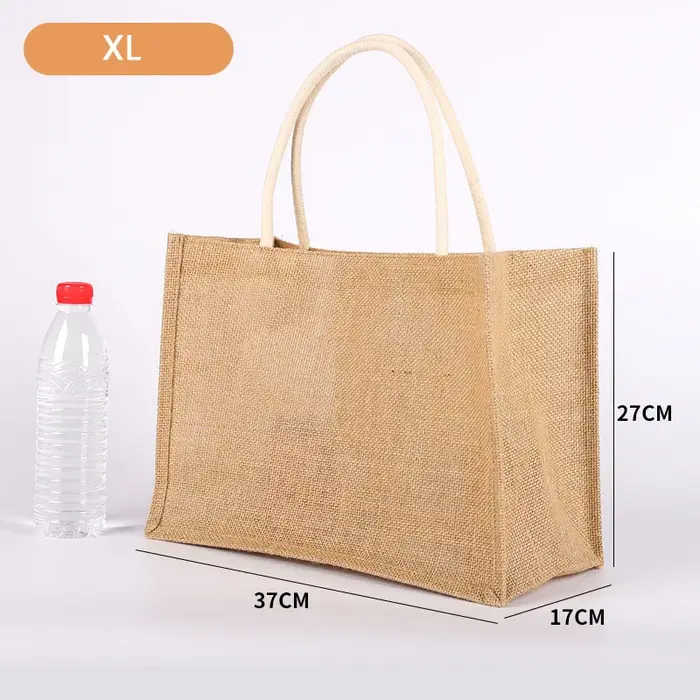 Sacs à main fourre-tout en lin vintage pour femmes