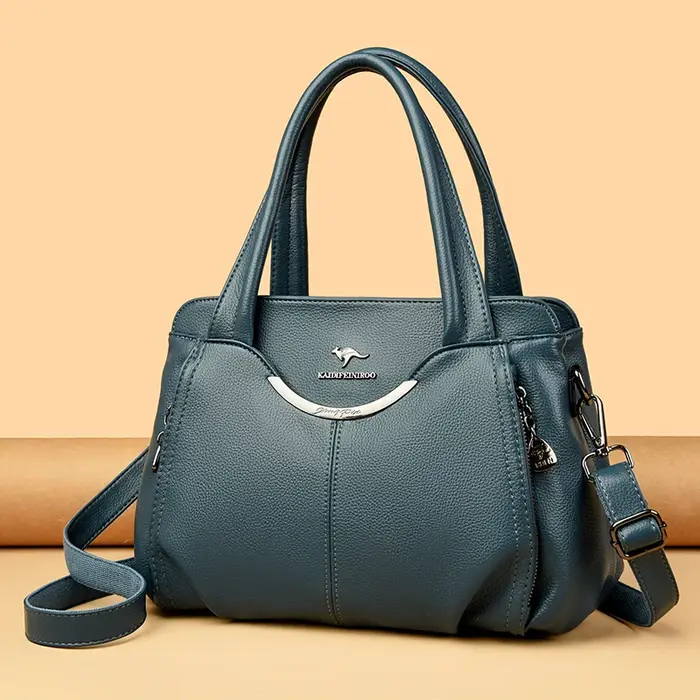 Sacs à main en cuir souple véritable pour femmes