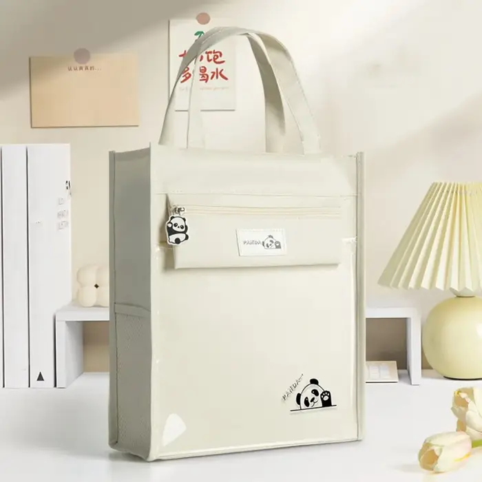 Sac fourre-tout de dessin animé Panda chien