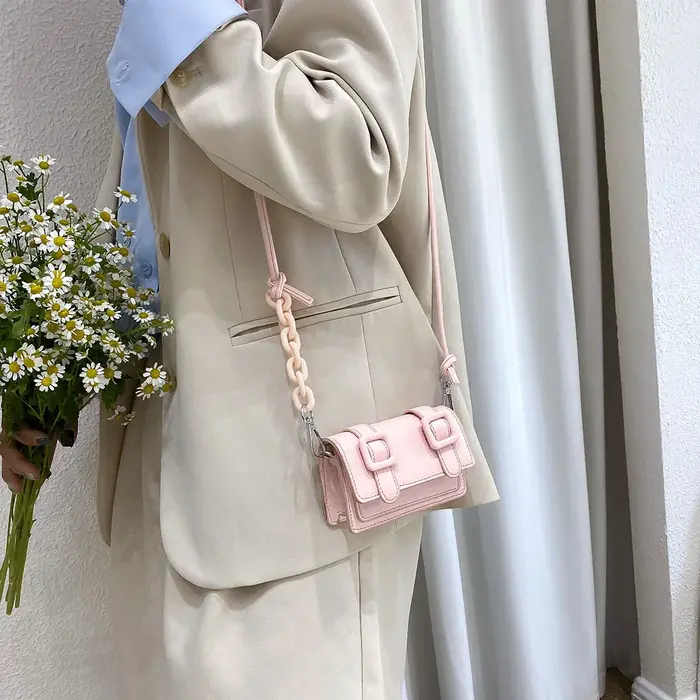 Mini sac à main en cuir pour femmes