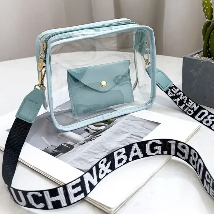 Sac à bandoulière Transparent pour femmes