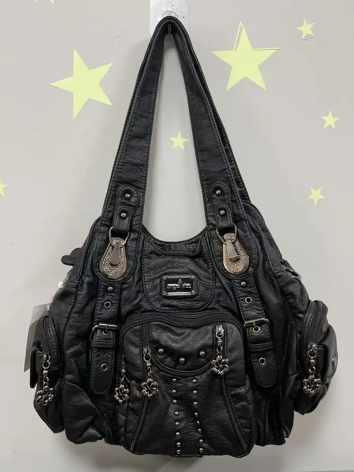 Sac à main Angel Kiss pour femme, sacs à bandoulière en cuir PU, sacoche féminine, sac à bandoulière