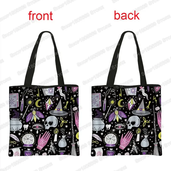 Vampire VLAD TEPES sacs à bandoulière femmes sac à main gothique chauve-souris fantôme fourre-tout décontractés sac réutilisable dames sac à provisions