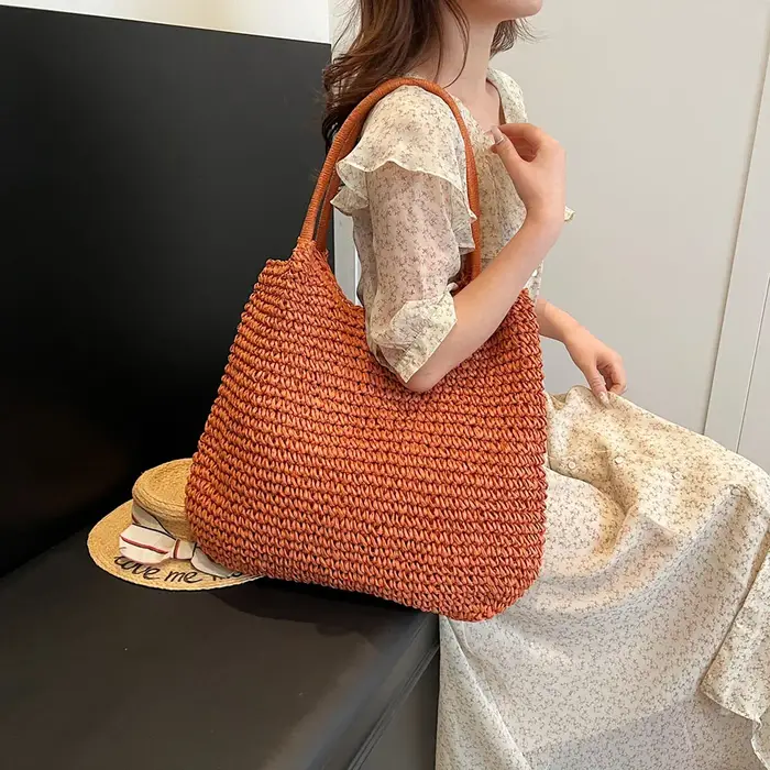 Sac à main en paille pour femmes