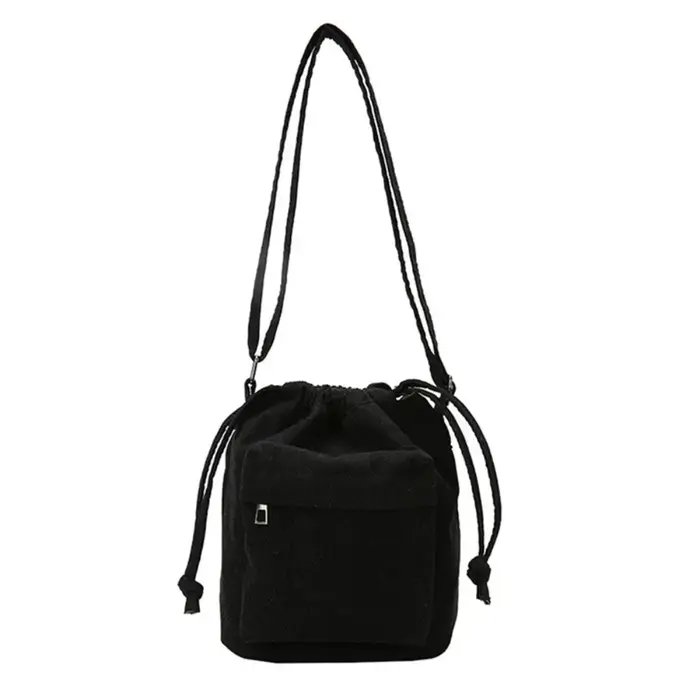 Nouveau sac à bandoulière pour femme, sac seau coréen à cordon, sac décontracté léger pour jeune, ve