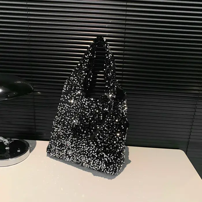 Sac fourre-tout à paillettes pour femme