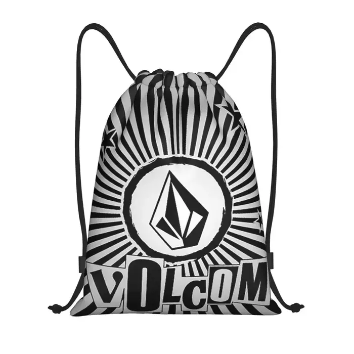 Sacs à dos avec logo V-Volcom, sacs portables à cordon, sacs de rangement, sacs à livres pour les vo