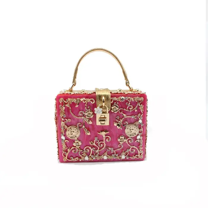 Sac de soirée en cristal de haute qualité pour femme