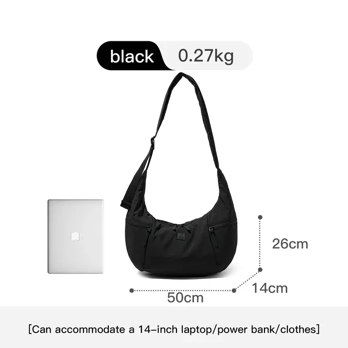 EPOL grand sac à bandoulière pour femme en Nylon sac