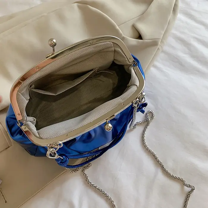 JOWomen-Sac à bandoulière plissé pour femme