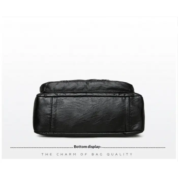 Sac bandoulière pour femme en cuir souple lavé