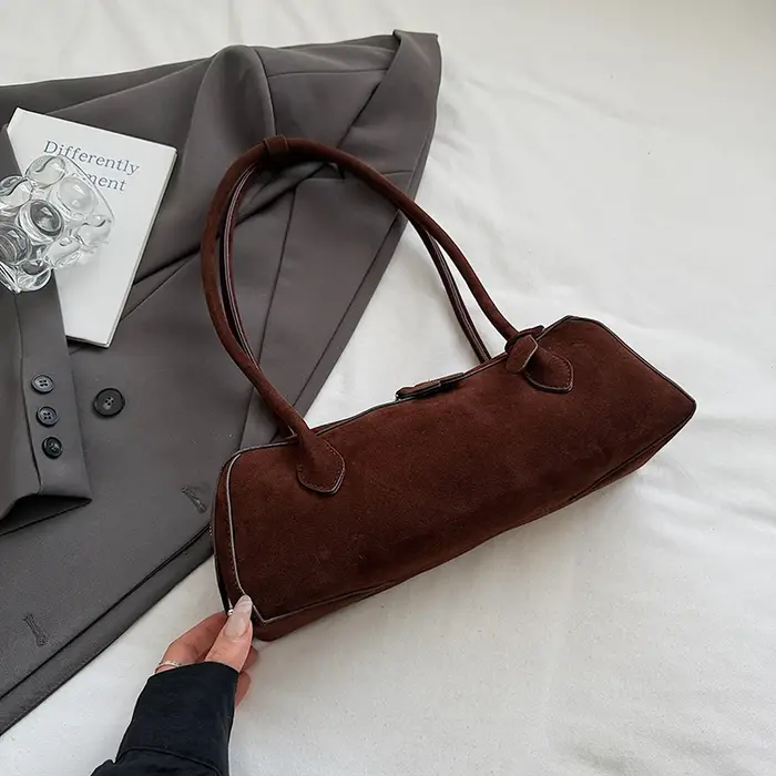 Sac à bandoulière Chic en daim pour femmes
