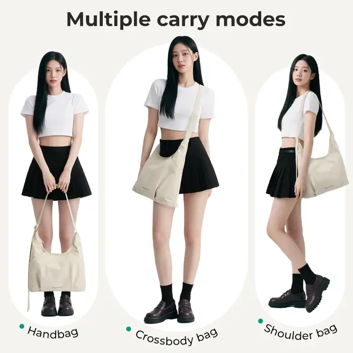 BAGSMART sac à bandoulière Hobo pour femmes loisirs messager