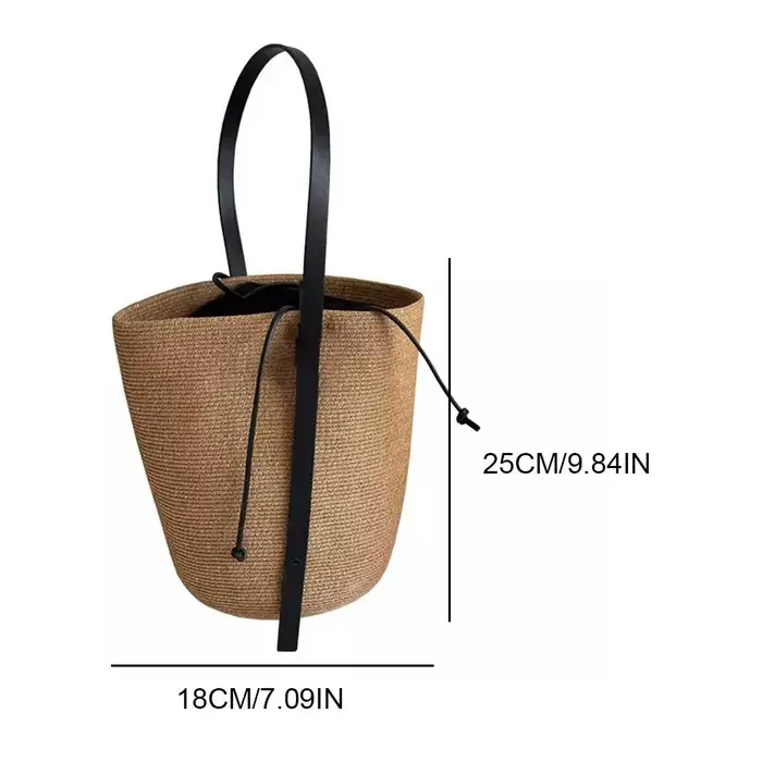 Sac seau pour femme avec bandoulière réglable