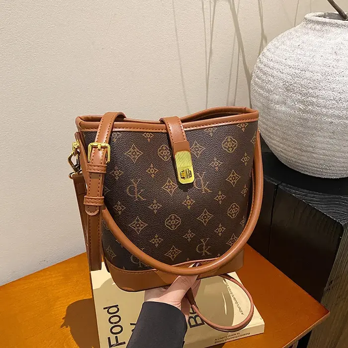 Sac seau à imprimé floral tendance pour femmes