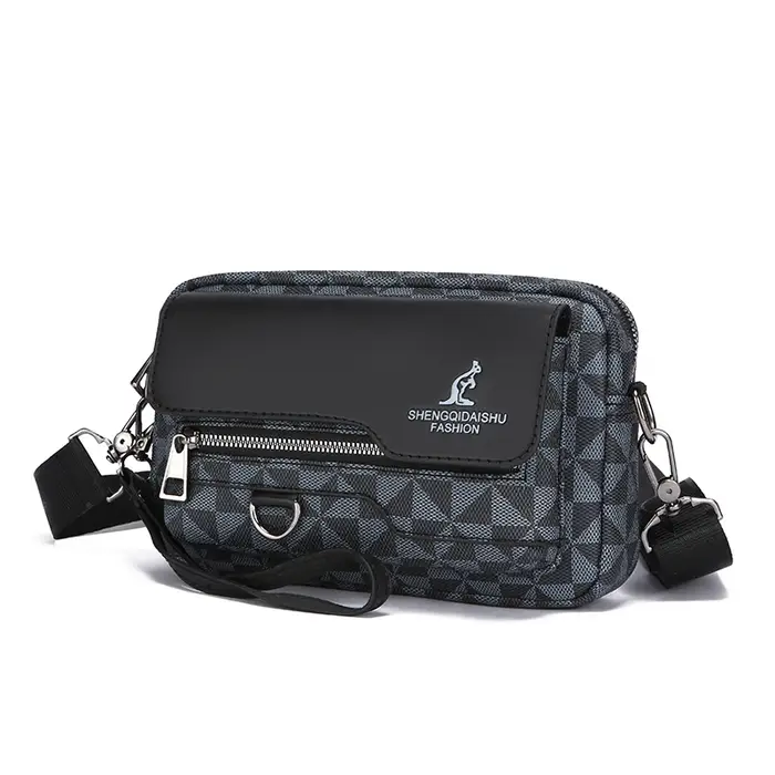 Pochettes en cuir PU pour hommes d'affaires